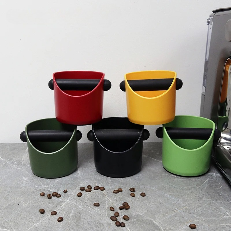 Home Bar Supplies - Coffee Knock Box Anti Slip Shock-Absorbent