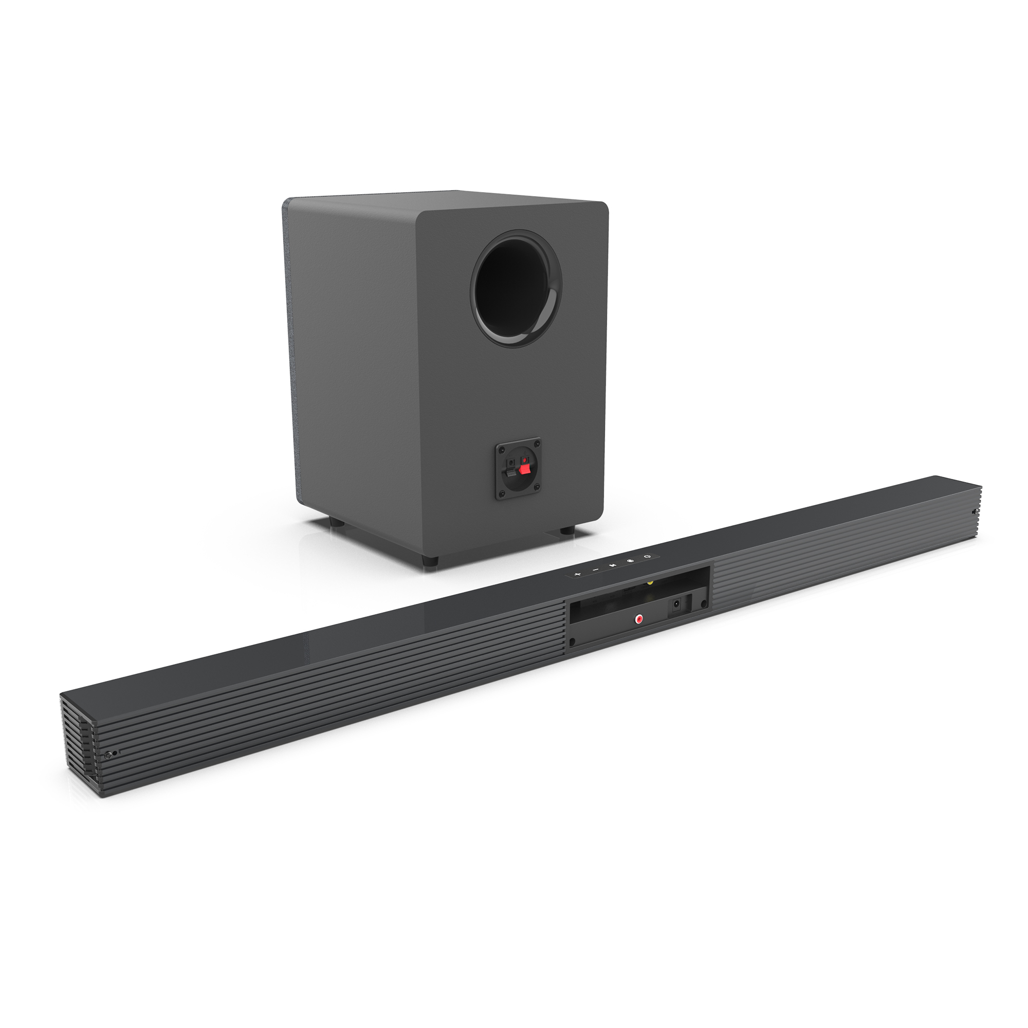 84W TV Sound Bar with Subwoofe - đánh giá và giá Home Bar And Theater