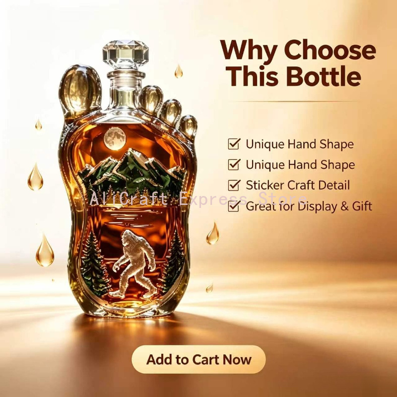 Bigfoot Footprint Whiskey Deca - đánh giá và giá Home Bargains