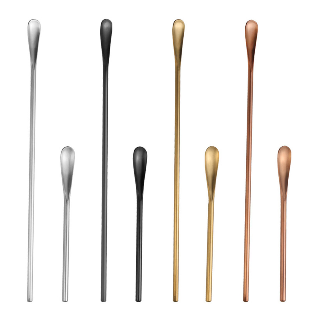 2Pcs Stainless Steel Cocktail  - đánh giá và giá Bar Spoon Twisted