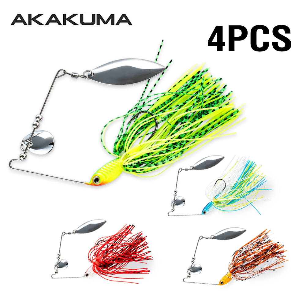 4pcs 18g Spinnerbait Fishing L - đánh giá và giá Jigger Double Sided