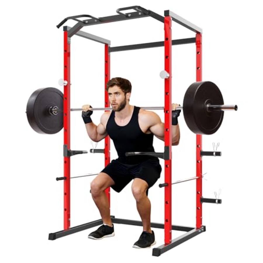 Heavy-Duty Power Cage with Pul - đánh giá và giá Home Bar And Gym