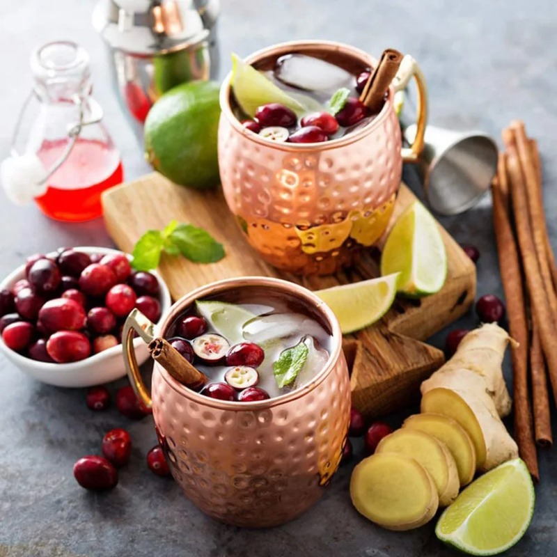 1-6PCS Cocktail Wine Cup Mosco - đánh giá và giá Mule Copper Mug