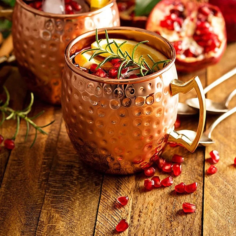 1-6PCS Cocktail Wine Cup Mosco - đánh giá và giá Mule Copper Mug