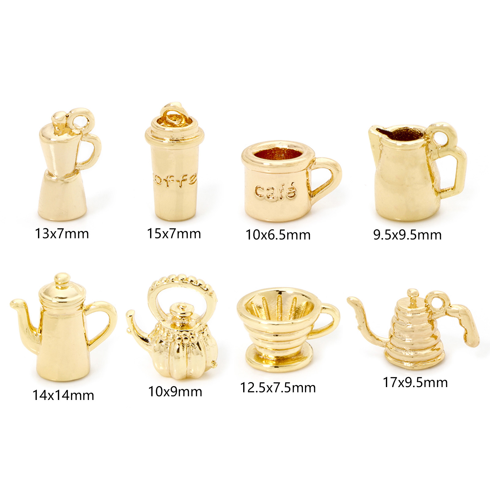 2/5 Piece Brass Charms 18k Gol - đánh giá và giá Citrus Juicer Bar