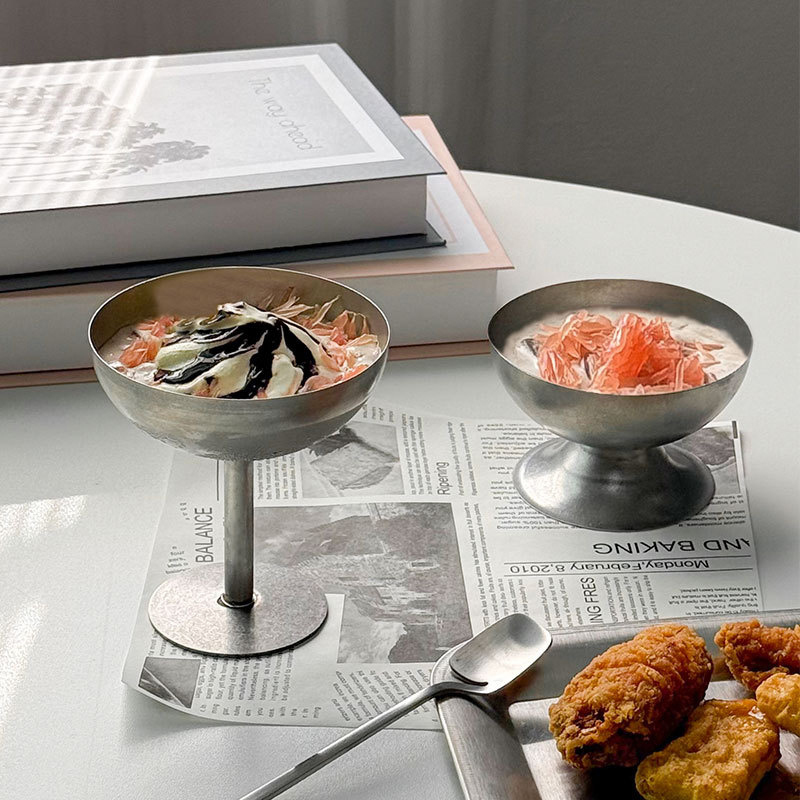 Stainless Steel Ice Cream Cup  - đánh giá và giá Home Bar Supplies