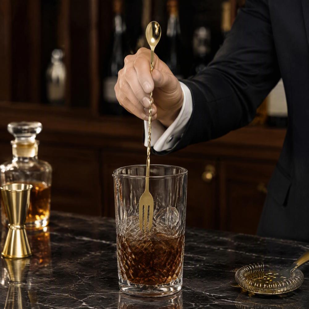 Stainless Steel Cocktail Stirr - đánh giá và giá Bar Spoon Twisted